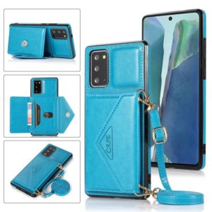 For Samsung Galaxy S20 Plus Multi-functional Cross-body Card Bag TPU+PU Back Cover Case with Holder & Card Slot & Wallet(Blue) (OEM)