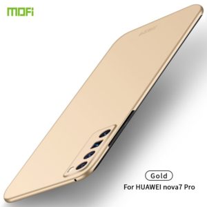 For Huawei Nova 7 Pro MOFI Frosted PC Ultra-thin Hard Case(Gold) (MOFI) (OEM)
