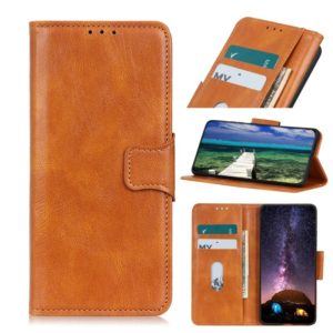 For Motorola Edge 20 Lite Mirren Crazy Horse Texture Horizontal Flip Leather Case with Holder & Card Slots & Wallet(Brown) (OEM)