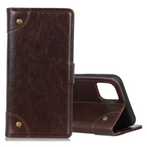 For Galaxy Note10 Lite / A81 Copper Buckle Nappa Texture Horizontal Flip Leather Case with Holder & Card Slots & Wallet(Coffee) (OEM)