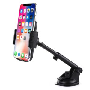 Universal Rotatable Adjustment Car Windshield Mobile Phone Holder with Suction Cup (Black) (OEM)