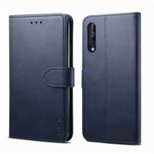 For Samsung Galaxy A70 GUSSIM Business Style Horizontal Flip Leather Case with Holder & Card Slots & Wallet(Blue) (GUSSIM) (OEM)