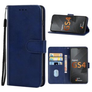 Leather Phone Case For Gigaset GS4 / GS4 Senior(Blue) (OEM)