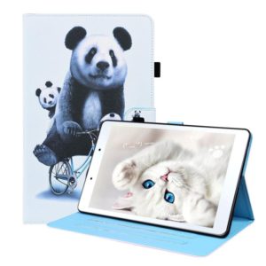 For Samsung Galaxy Tab A 8.0 2019 SM-T290 / SM-T295 Animal Pattern Horizontal Flip Leather Case with Holder & Card Slots & Photo Frame(Cycling Panda) (OEM)