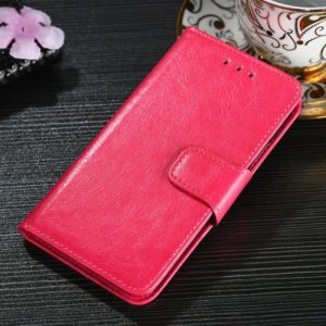 For Huawei P30 Lite Crystal Texture Horizontal Flip Leather Case with Holder & Card Slots & Wallet(Rose Red) (OEM)