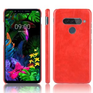 For LG G8S ThinQ Shockproof Litchi Texture PC + PU Case(Red) (OEM)