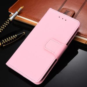 For Honor V40 5G Crystal Texture Horizontal Flip Leather Case with Holder & Card Slots & Wallet(Pink) (OEM)