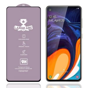 For Samsung Galaxy A60 9H HD Large Arc High Alumina Full Screen Tempered Glass Film (OEM)