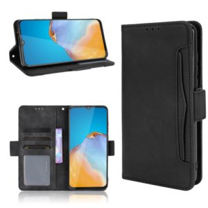 For Cubot Note 20 / Note 20 Pro Skin Feel Calf Texture Horizontal Flip Leather Case with Holder & Card Slots & Photo Frame(Black) (OEM)