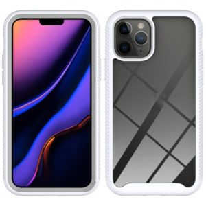For iPhone 11 Pro Starry Sky Solid Color Series Shockproof PC + TPU Protective Case(White) (OEM)
