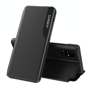For Samsung Galaxy S21 Ultra 5G Attraction Flip Holder Leather Phone Case(Black) (OEM)