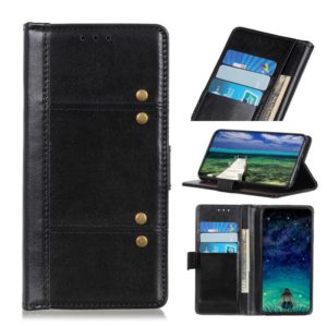 For OPPO Reno6 Pro+ 5G Peas Crazy Horse Texture Horizontal Flip Leather Case with Holder & Card Slots & Wallet(Black) (OEM)