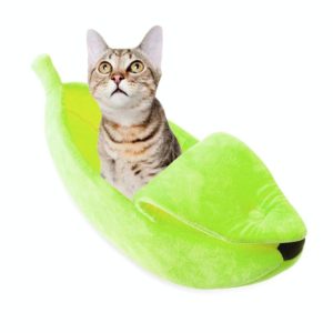 Creative Kennel Banana Shape Cat Litter Winter Warm Pet Nest, Size:M(Green) (OEM)