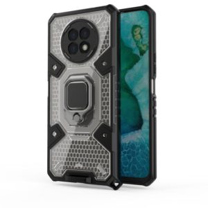 For Honor X20 Space PC+TPU Shockproof Case with Ring Holder(Grey) (OEM)