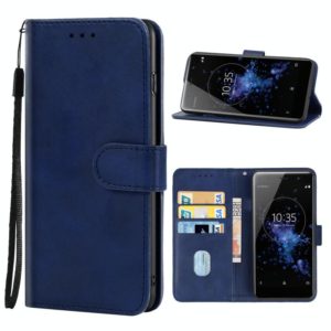Leather Phone Case For Sony Xperia XZ2 Premium(Blue) (OEM)