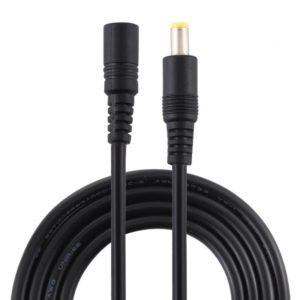 8A 5.5 x 2.5mm Female to Male DC Power Extension Cable, Cable Length:1m(Black) (OEM)
