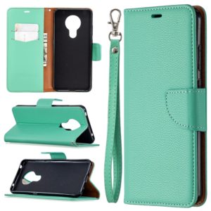 For Nokia 5.3 Litchi Texture Pure Color Horizontal Flip Leather Case with Holder & Card Slots & Wallet & Lanyard(Green) (OEM)
