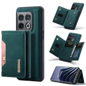 For OnePlus 10 Pro DG.MING M2 Series 3-Fold Multi Card Bag Phone Case(Green) (DG.MING) (OEM)