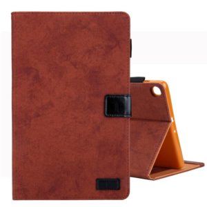 For Galaxy Tab A 8.0 (2019) / T290 Business Style Horizontal Flip Leather Case, with Holder & Card Slot & Photo Frame & Sleep / Wake-up Function(Brown) (OEM)