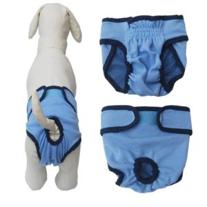 Pet Physiological Pants Large Medium & Small Dogs Anti-Harassment Safety Pants, Size: S(Blue) (OEM)