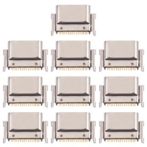 10 PCS Charging Port Connector for LG K50S LMX540HM, LM-X540, LM-X540BMW, LMX540BMW (OEM)