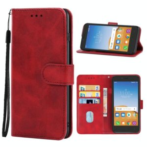 Leather Phone Case For Alcatel Tetra(Red) (OEM)