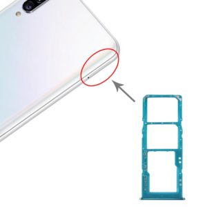 For Samsung Galaxy A30s SIM Card Tray + SIM Card Tray + Micro SD Card Tray (Green) (OEM)
