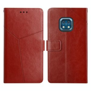 For Nokia XR20 Y Stitching Horizontal Flip Leather Phone Case(Brown) (OEM)