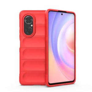 For Huawei Nova 9 SE/Honor 50 SE Magic Shield TPU + Flannel Phone Case(Red) (OEM)