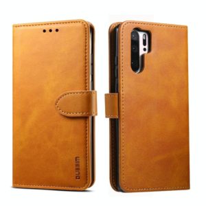 For Huawei P30 Pro GUSSIM Business Style Horizontal Flip Leather Case with Holder & Card Slots & Wallet(Khaki) (GUSSIM) (OEM)