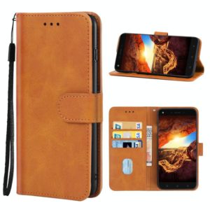 For Tecno Spark Plus / K9 Leather Phone Case(Brown) (OEM)