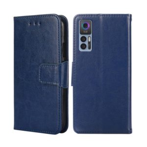 For TCL 30 5G / 30+ 5G Crystal Texture Leather Phone Case(Royal Blue) (OEM)