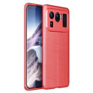 For Xiaomi Mi 11 Ultra Litchi Texture TPU Shockproof Case(Red) (OEM)