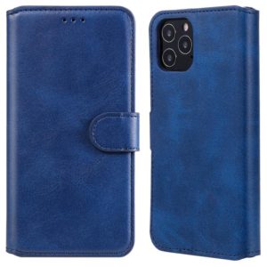 For iPhone 12 / 12 Pro Classic Calf Texture PU + TPU Horizontal Flip Leather Case, with Holder & Card Slots & Wallet(Blue) (OEM)