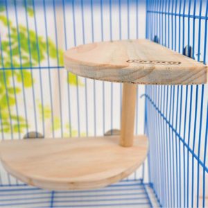 Pet Wooden Two Layers Wood Hamster Footplate Springboard Hamster Small Pets Pedal Toys (OEM)