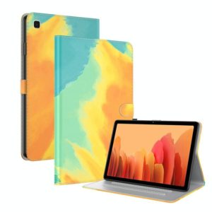 For Samsung Galaxy Tab A7 10.4 2020 T500 / T505 Voltage Watercolor Pattern Skin Feel Magnetic Horizontal Flip PU Leather Case with Holder & Card Slots & Photo Frame & Sleep / Wake-up Function(Autumn Leaves) (OEM)