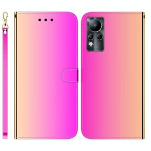 For Infinix Note 11 Imitated Mirror Surface Horizontal Flip Leather Phone Case(Gradient Color) (OEM)