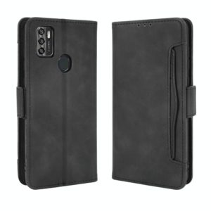 For ZTE Blade A7s 2020 Skin Feel Calf Pattern Horizontal Flip Leather Case with Holder & Card Slots & Photo Frame(Black) (OEM)