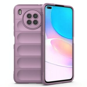 For Huawei Nova 8i Magic Shield TPU + Flannel Phone Case(Purple) (OEM)