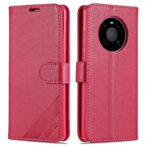 For Huawei Mate 40 Pro AZNS Sheepskin Texture Horizontal Flip Leather Case with Holder & Card Slots & Wallet(Red) (AZNS) (OEM)