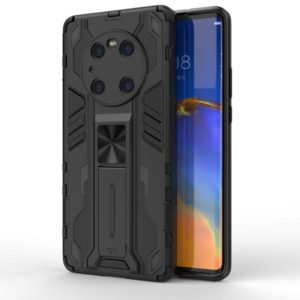 For Huawei Mate 40 Pro Supersonic PC + TPU Shock-proof Protective Case with Holder(Black) (OEM)