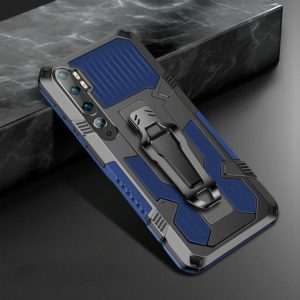 For Xiaomi Mi Note 10 Pro Machine Armor Warrior Shockproof PC + TPU Protective Case(Royal Blue) (OEM)