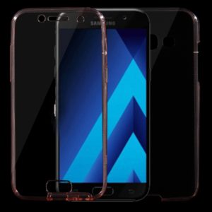 For Galaxy A7 (2017) / A720 0.75mm Double-sided Ultra-thin Transparent TPU Protective Case (Rose Gold) (OEM)