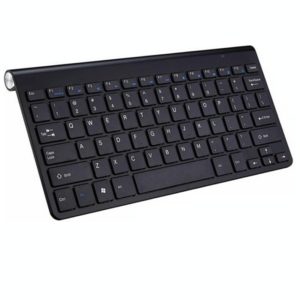 USB External Notebook Desktop Computer Universal Mini Wireless Keyboard Mouse, Style:Keyboard(Black) (OEM)