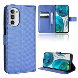 For Motorola Moto G52 4G Diamond Texture Leather Phone Case(Blue) (OEM)