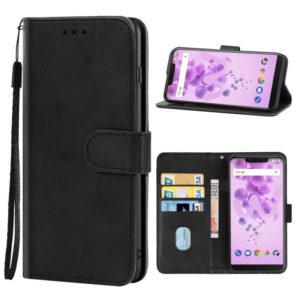 Leather Phone Case For Wiko View2 Go(Black) (OEM)