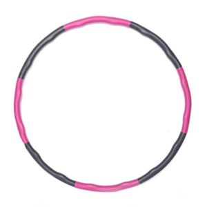 Removable Foam Thin Waist Fitness Ring(Pink Gray 8 Sections) (OEM)