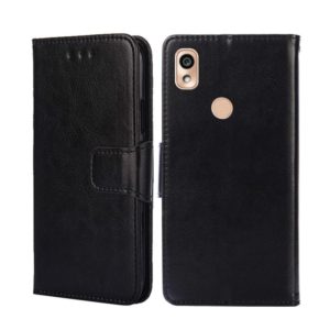 For Kyocera KY-51B Crystal Texture Leather Phone Case(Black) (OEM)