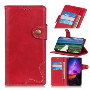 For Nokia G50 S-Type Stitching Calf Texture Leather Phone Case(Red) (OEM)