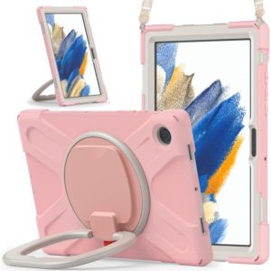 For Samsung Galaxy Tab A8 10.5 2021 Silicone + PC Tablet Case(Rose Gold) (OEM)